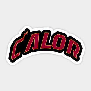 Miami Heat Calor español Sticker